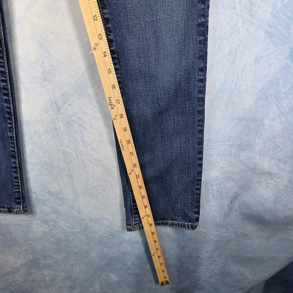 Abercrombie & Fitch Kennan Straight Jeans Mens 29x30 Blue Medium Wash Stretch